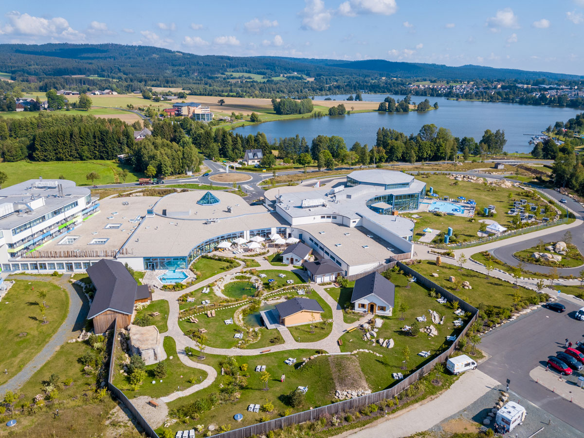 Siebenquell GesundZeitResort Luftaufnahme