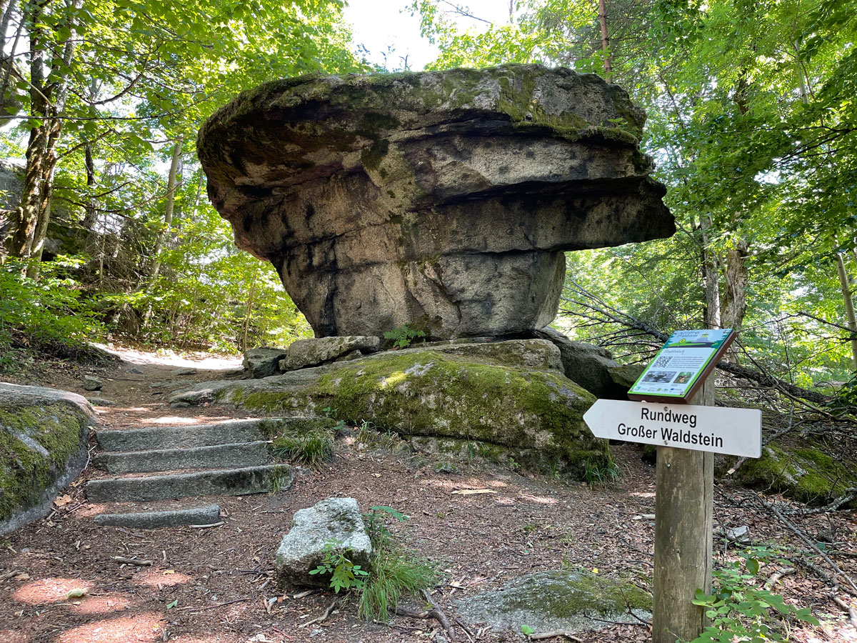 Teufelstisch am Waldstein
